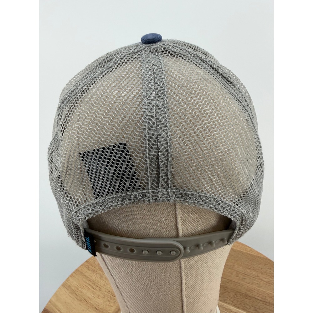 Kuhl Trucker Hat Blue Gray Mesh Snapback Off-Road Expedition Truck Patch Cap - Picture 3 of 5